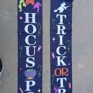 Halloween Hocus Pocus and Trick or Treat Banners